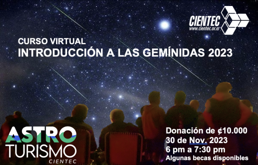 anuncio curso Gemínidas